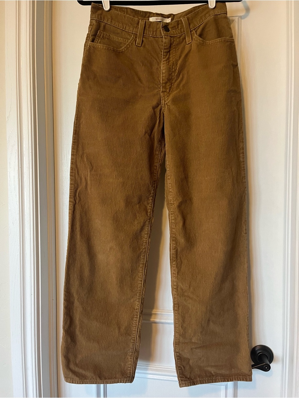 Levi’s 94 Baggy Corduroy Pants Women’s Size 27 Camel Brown Levi Levis Jeans